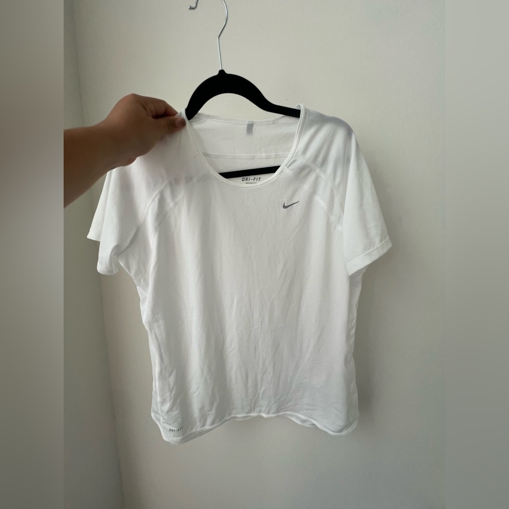 Nike Dri-FIT White Performance Tee
